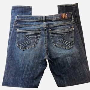 Rock & Republic Dark Blue Skinny Jeans Sz 4